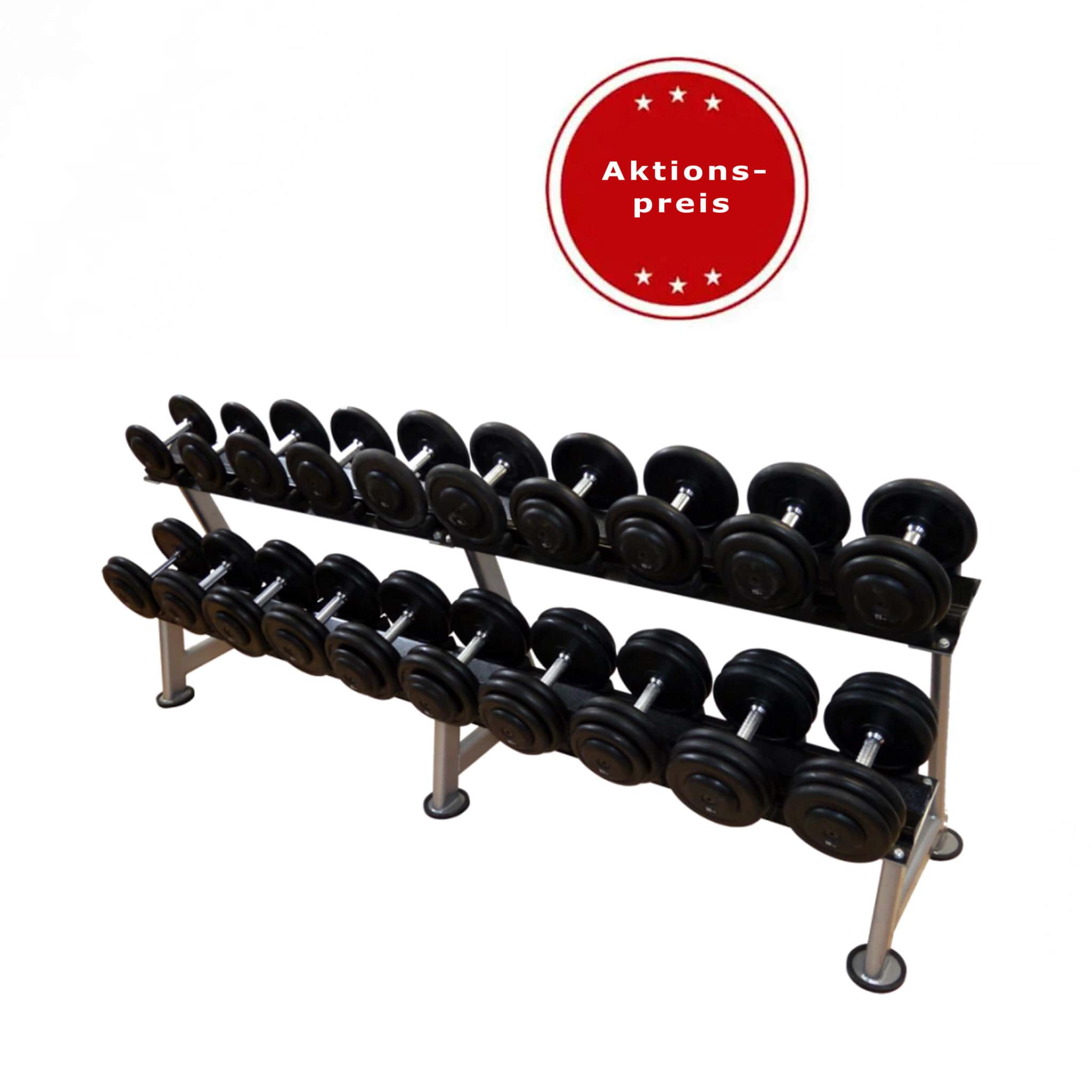 Bild von Kompakthantelsätze, gummiert, 2,5kg-Abstufung